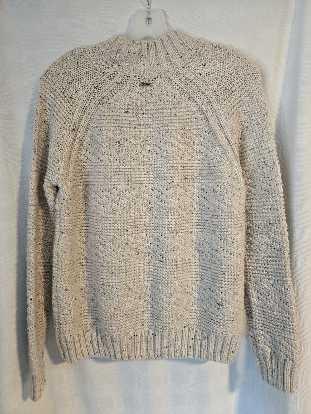 Prana Cream Textured Knit Turtleneck Sweater - Picture 2 of 6